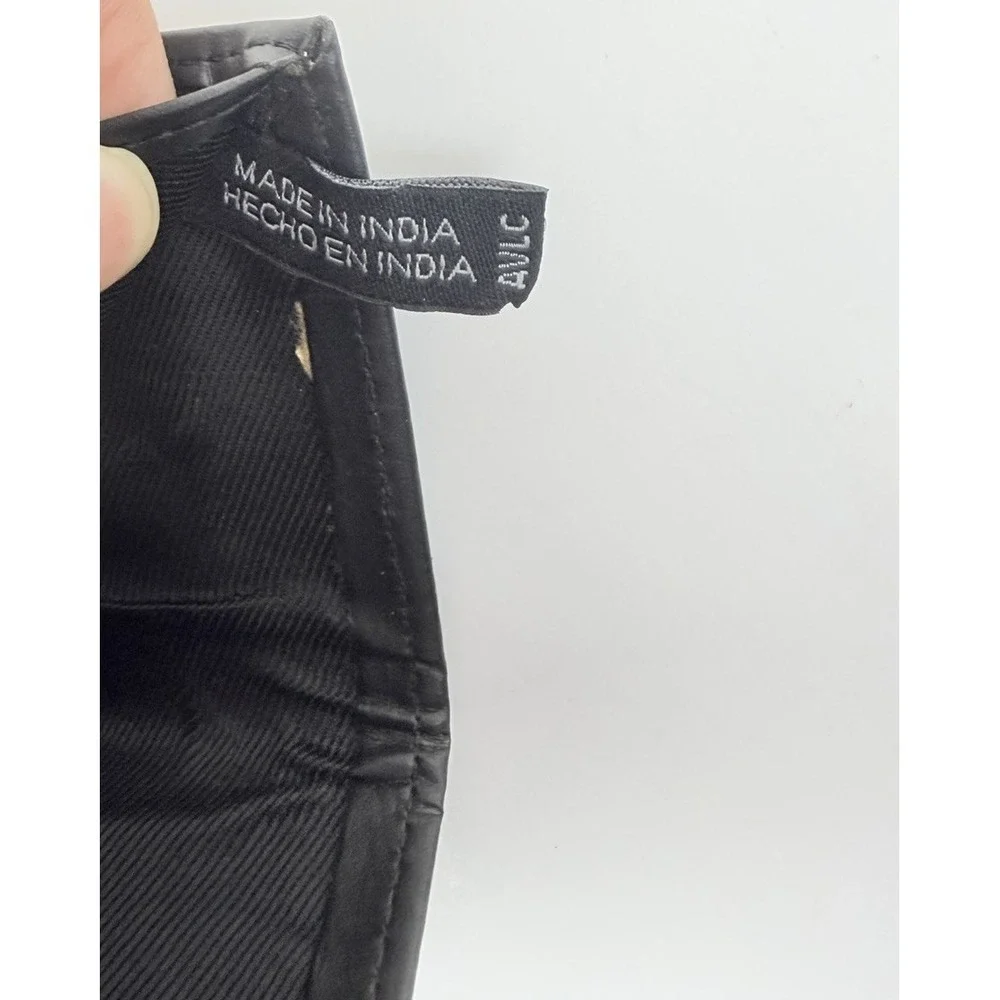 Levi's‎ RFID Blocking Trifold Wallet Black Coated Leather 31LP110071 ID Window